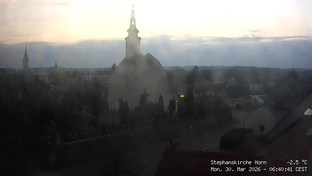 Archiv Foto Webcam Stephanskirche in Horn - Niederösterreich