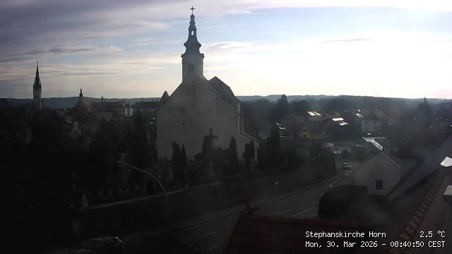 Archiv Foto Webcam Stephanskirche in Horn - Niederösterreich