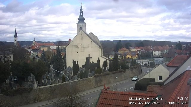 Archiv Foto Webcam Stephanskirche in Horn - Niederösterreich