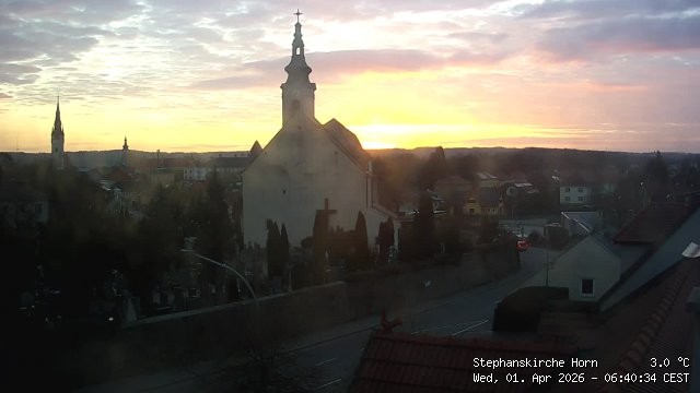 Archiv Foto Webcam Stephanskirche in Horn - Niederösterreich