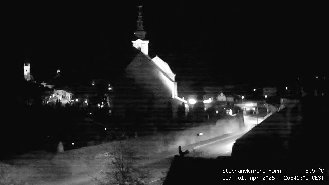 Archiv Foto Webcam Stephanskirche in Horn - Niederösterreich