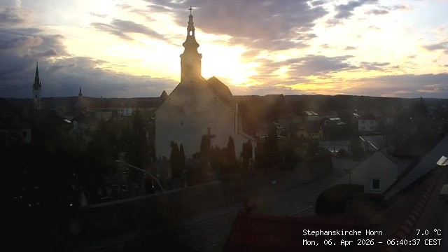 Archiv Foto Webcam Stephanskirche in Horn - Niederösterreich