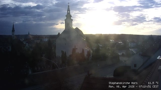 Archiv Foto Webcam Stephanskirche in Horn - Niederösterreich