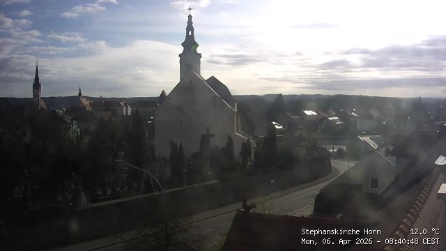 Archiv Foto Webcam Stephanskirche in Horn - Niederösterreich