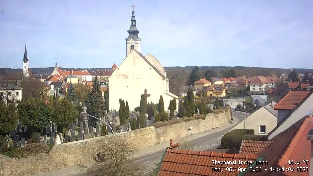 Archiv Foto Webcam Stephanskirche in Horn - Niederösterreich