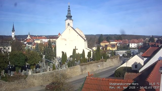 Archiv Foto Webcam Stephanskirche in Horn - Niederösterreich