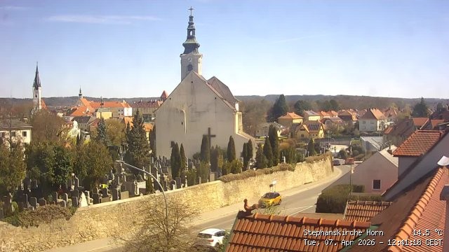 Archiv Foto Webcam Stephanskirche in Horn - Niederösterreich