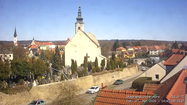 Archiv Foto Webcam Stephanskirche in Horn - Niederösterreich
