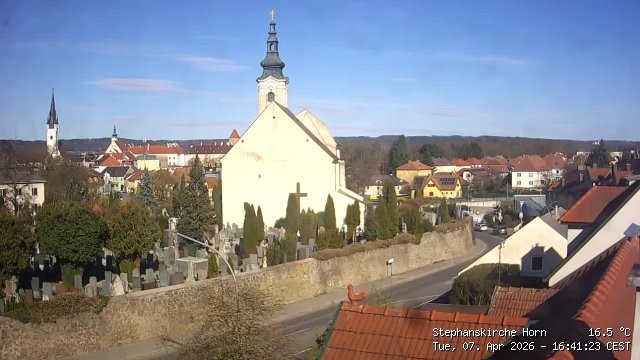 Archiv Foto Webcam Stephanskirche in Horn - Niederösterreich