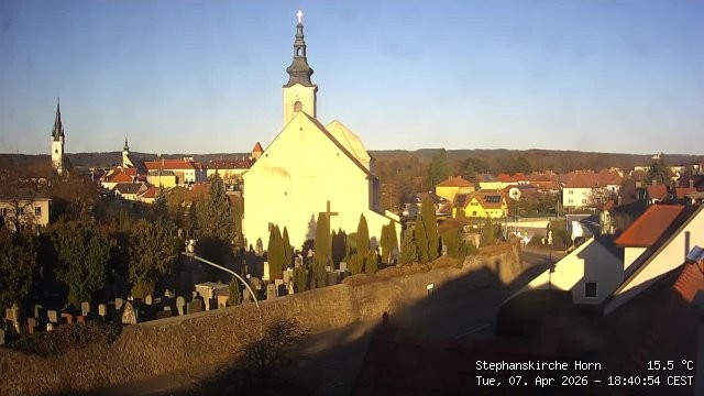 Archiv Foto Webcam Stephanskirche in Horn - Niederösterreich
