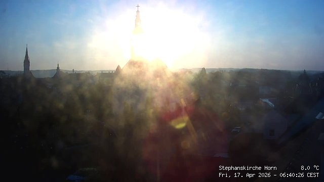Archived image Webcam St Stephan's Church in Horn (Lower Austria)