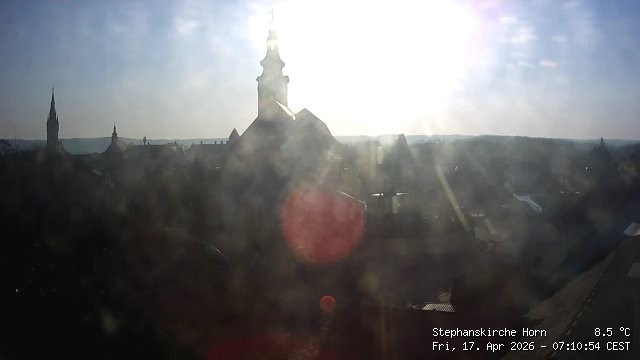 Archived image Webcam St Stephan's Church in Horn (Lower Austria)
