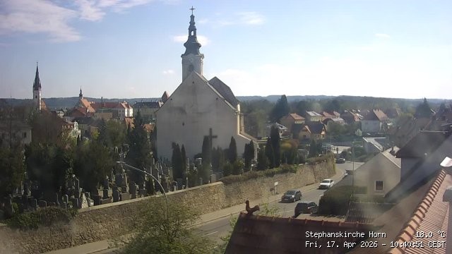 Archived image Webcam St Stephan's Church in Horn (Lower Austria)