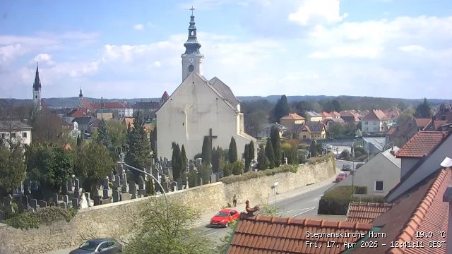 Archived image Webcam St Stephan's Church in Horn (Lower Austria)
