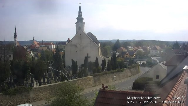 Archiv Foto Webcam Stephanskirche in Horn - Niederösterreich