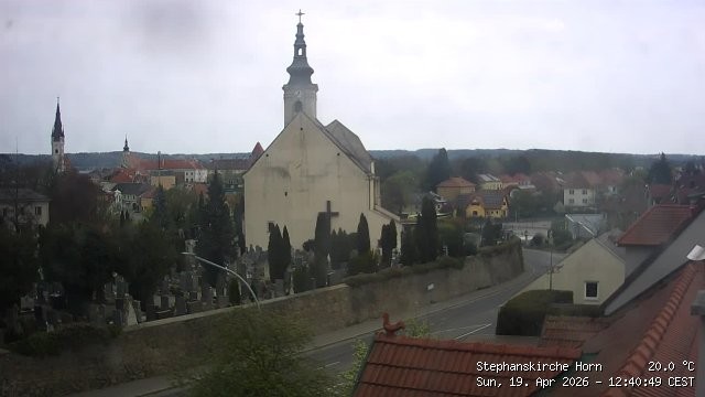 Archiv Foto Webcam Stephanskirche in Horn - Niederösterreich
