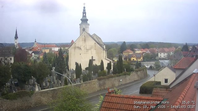 Archiv Foto Webcam Stephanskirche in Horn - Niederösterreich
