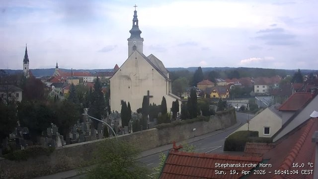 Archiv Foto Webcam Stephanskirche in Horn - Niederösterreich