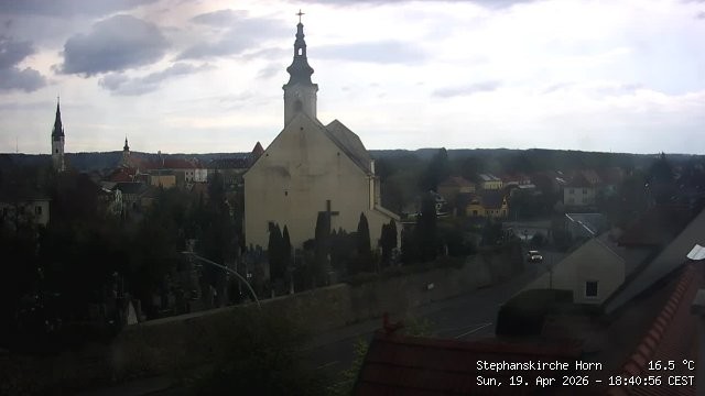 Archiv Foto Webcam Stephanskirche in Horn - Niederösterreich
