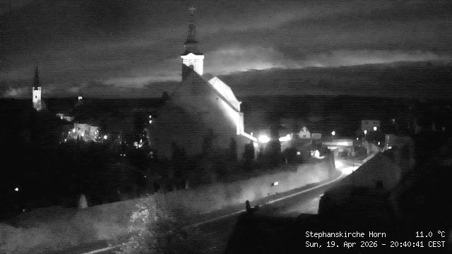 Archiv Foto Webcam Stephanskirche in Horn - Niederösterreich