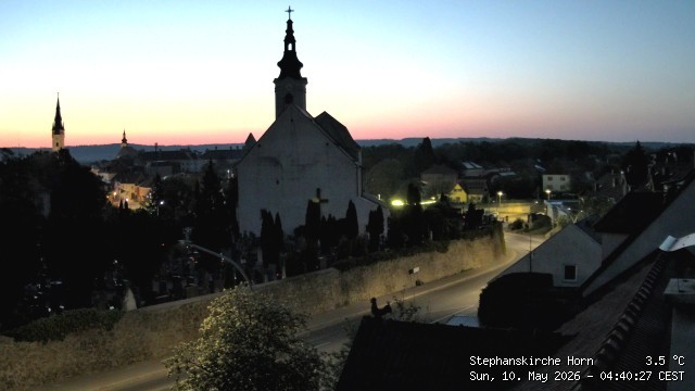 Archiv Foto Webcam Stephanskirche in Horn - Niederösterreich