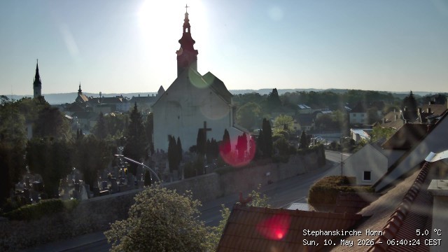 Archiv Foto Webcam Stephanskirche in Horn - Niederösterreich