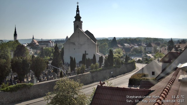 Archiv Foto Webcam Stephanskirche in Horn - Niederösterreich