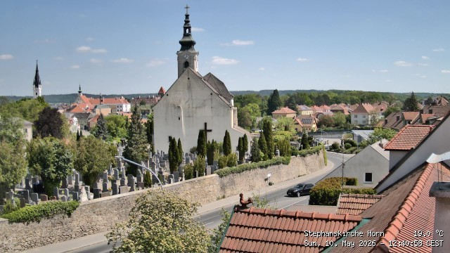 Archiv Foto Webcam Stephanskirche in Horn - Niederösterreich