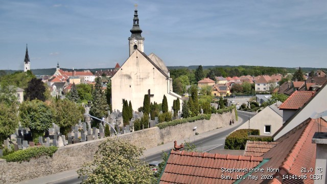 Archiv Foto Webcam Stephanskirche in Horn - Niederösterreich