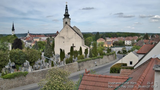 Archiv Foto Webcam Stephanskirche in Horn - Niederösterreich