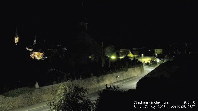 Archived image Webcam St Stephan's Church in Horn (Lower Austria)