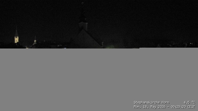 Archiv Foto Webcam Stephanskirche in Horn - Niederösterreich