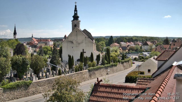 Archiv Foto Webcam Stephanskirche in Horn - Niederösterreich