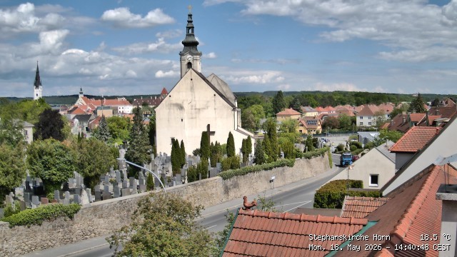 Archiv Foto Webcam Stephanskirche in Horn - Niederösterreich
