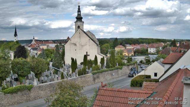 Archiv Foto Webcam Stephanskirche in Horn - Niederösterreich