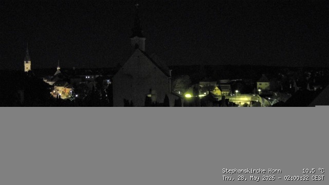 Archived image Webcam St Stephan's Church in Horn (Lower Austria)