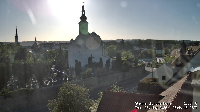 Archiv Foto Webcam Stephanskirche in Horn - Niederösterreich