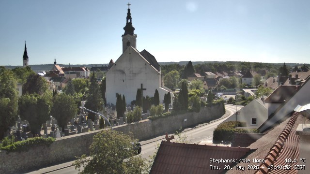 Archiv Foto Webcam Stephanskirche in Horn - Niederösterreich
