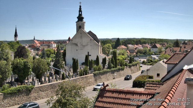 Archiv Foto Webcam Stephanskirche in Horn - Niederösterreich