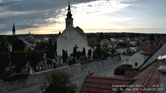 Archiv Foto Webcam Stephanskirche in Horn - Niederösterreich