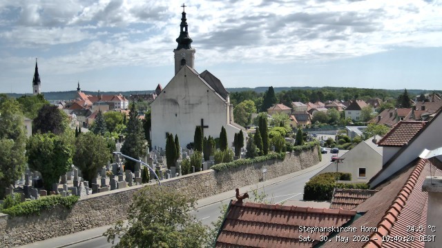 Archiv Foto Webcam Stephanskirche in Horn - Niederösterreich