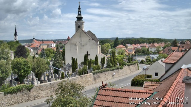Archiv Foto Webcam Stephanskirche in Horn - Niederösterreich
