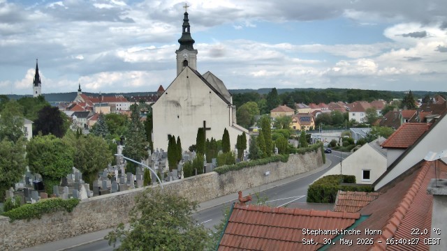 Archiv Foto Webcam Stephanskirche in Horn - Niederösterreich