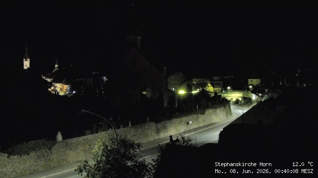 Archiv Foto Webcam Stephanskirche in Horn - Niederösterreich