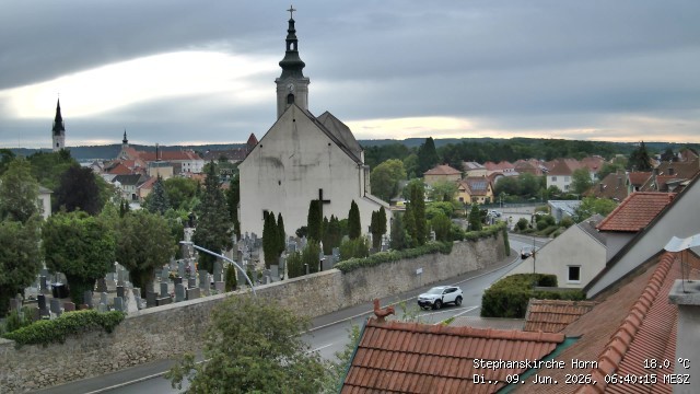 Archiv Foto Webcam Stephanskirche in Horn - Niederösterreich