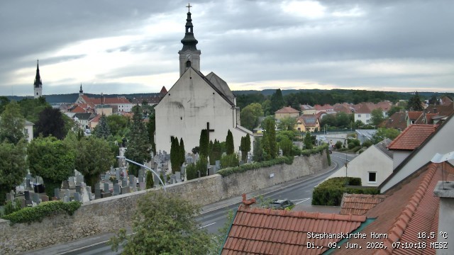 Archiv Foto Webcam Stephanskirche in Horn - Niederösterreich
