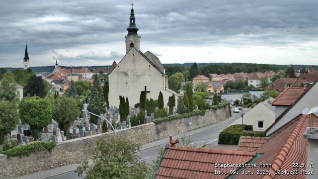 Archiv Foto Webcam Stephanskirche in Horn - Niederösterreich