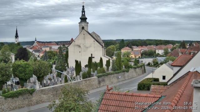 Archiv Foto Webcam Stephanskirche in Horn - Niederösterreich