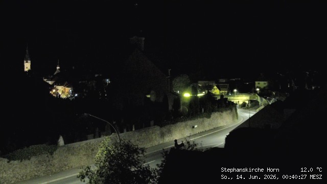 Archived image Webcam St Stephan's Church in Horn (Lower Austria)