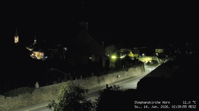 Archived image Webcam St Stephan's Church in Horn (Lower Austria)
